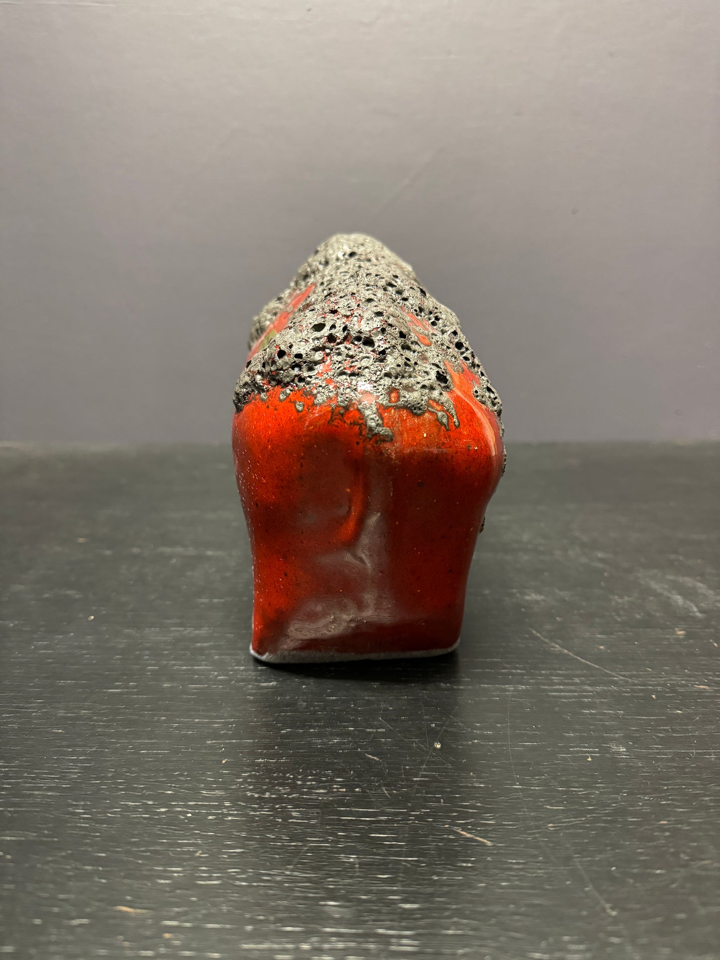 Exclusive Otto Keramik Ceramic Rhino West German Pottery Fat Lava