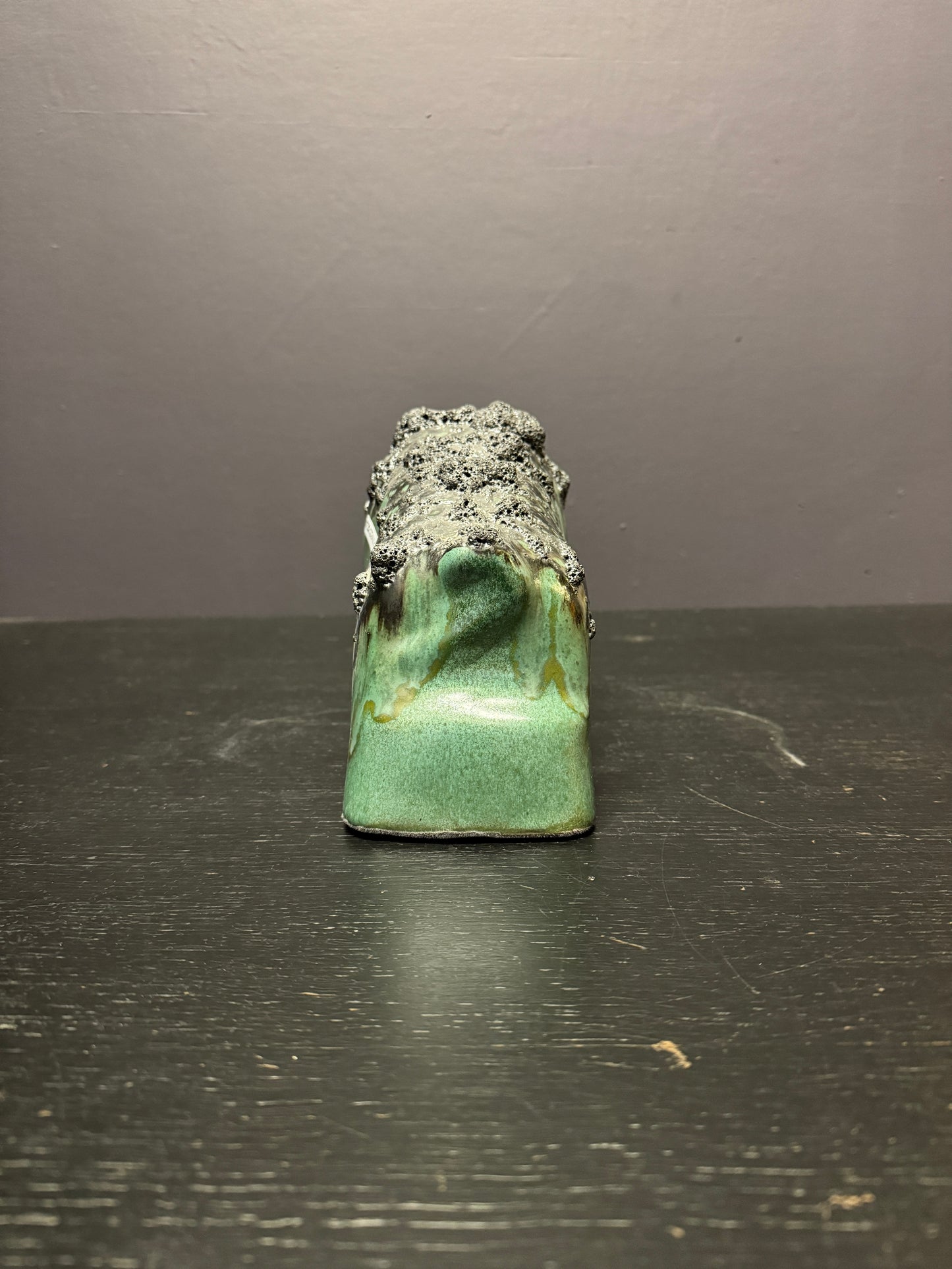 Otto Keramik Ceramic Bull West German Pottery Fat Lava