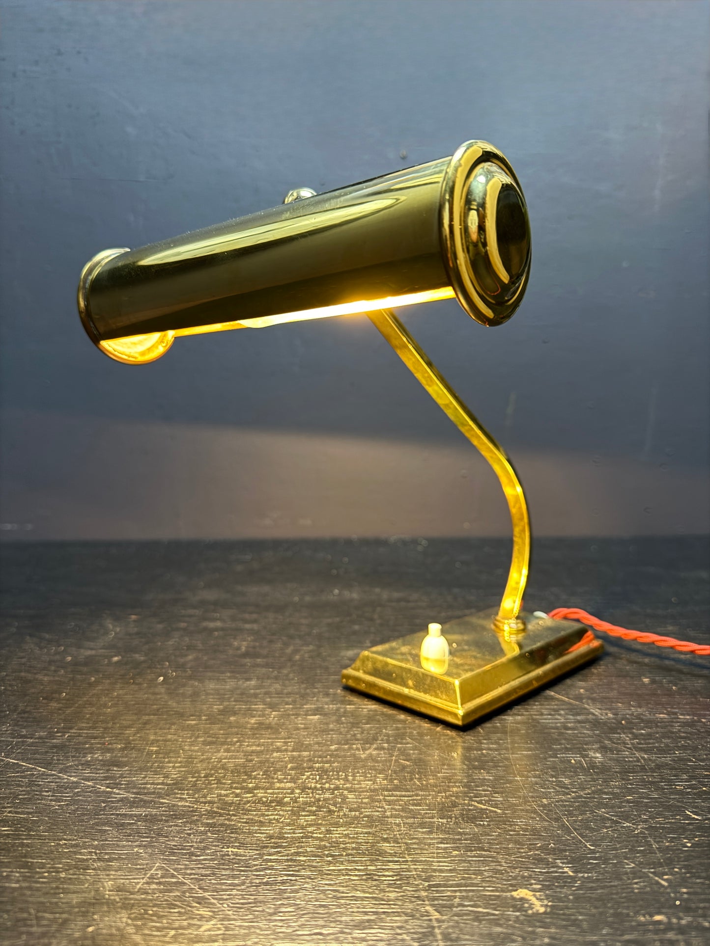1960s Brass Piano Lamp By Solken Germany
