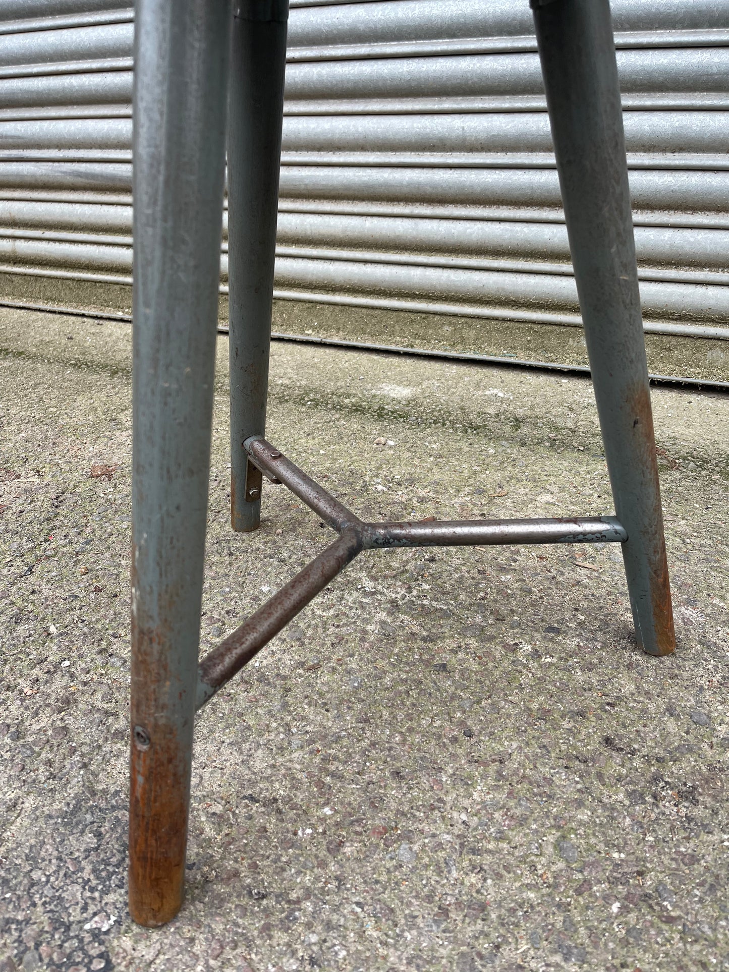 1950s East German Bemefe Work Stool Post War Rowac