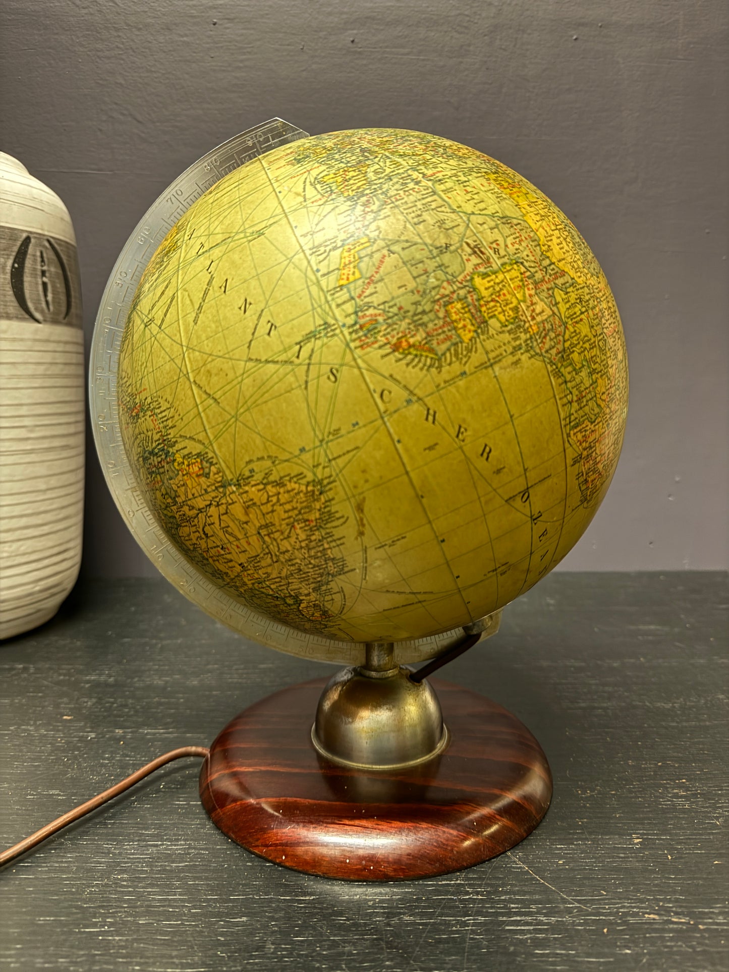 Bauhaus Antiques Czechoslovakian design designer drew pritchard Fairground fairground art Interier Praha interior design interiors Jiri Jiroutek Mauser Werke Waldeck Vintage Sideboards Salvage Hunters Serkan Yumakci The Bidding Room orton & spooner Rag & Bone Bros midcentury modern modern midcentury Glass Globe Glass Earth Globe Columbus Globe Earth Globe Globe