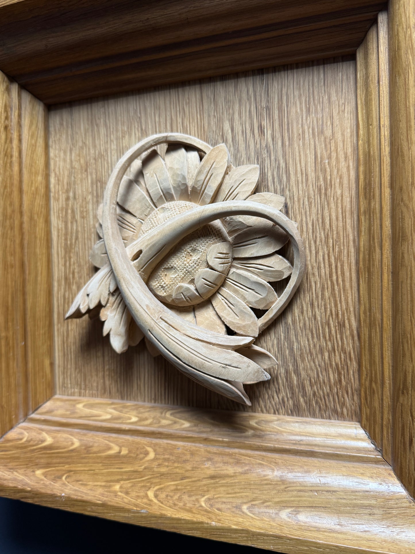 Decorative Chapel Carving By Renowned Master Carver Charles Oldham