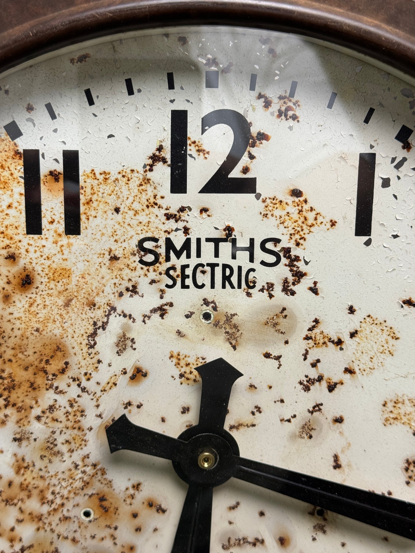 1940s Bakelite Factory Clock By Smiths Sectric
