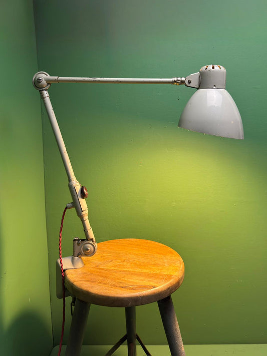 Large 1950s Task Lamp By SIS Leuchten Germany