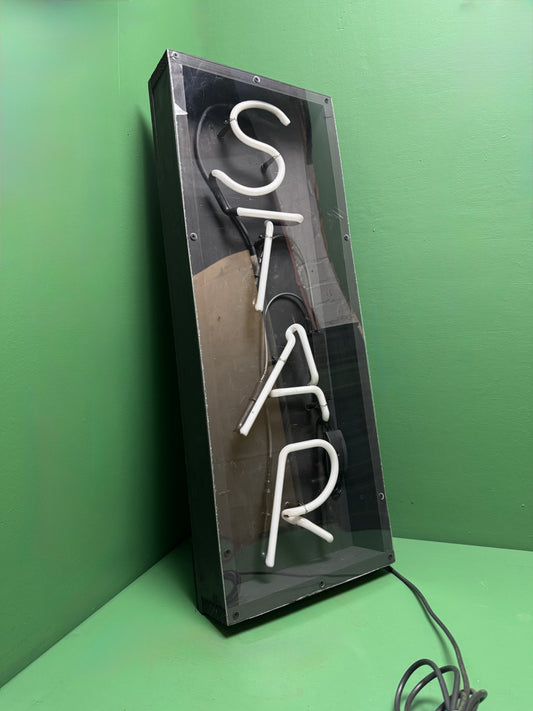 Circa 1980s ‘ STAR ‘ Neon Sign