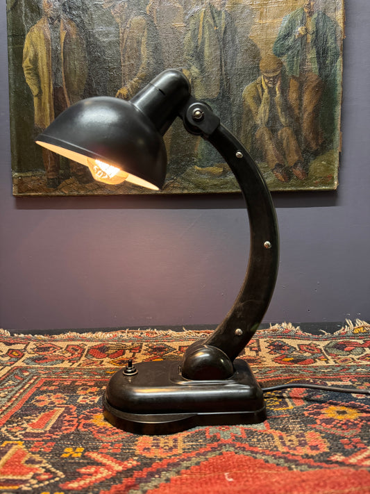1940s USSR Version Sigma Bakelite Table Lamp By Christian Dell For Heinrich Römmler
