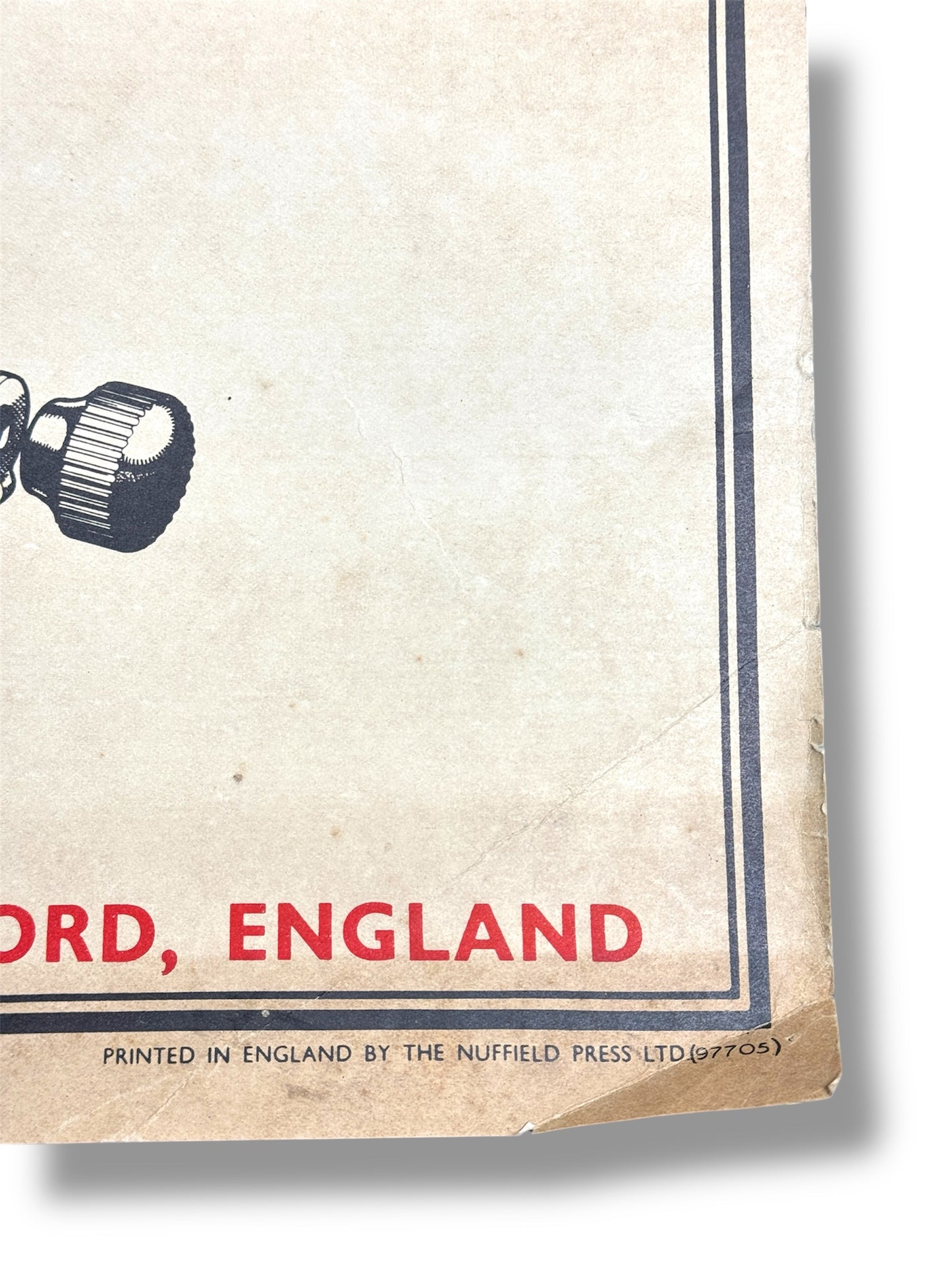 B.M.C. British Motor Corporation Educational Poster Circa 1950s