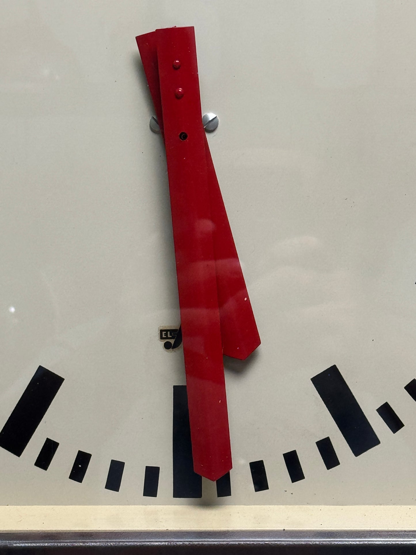 1950's East German Industrial Factory Clocks By Elfema