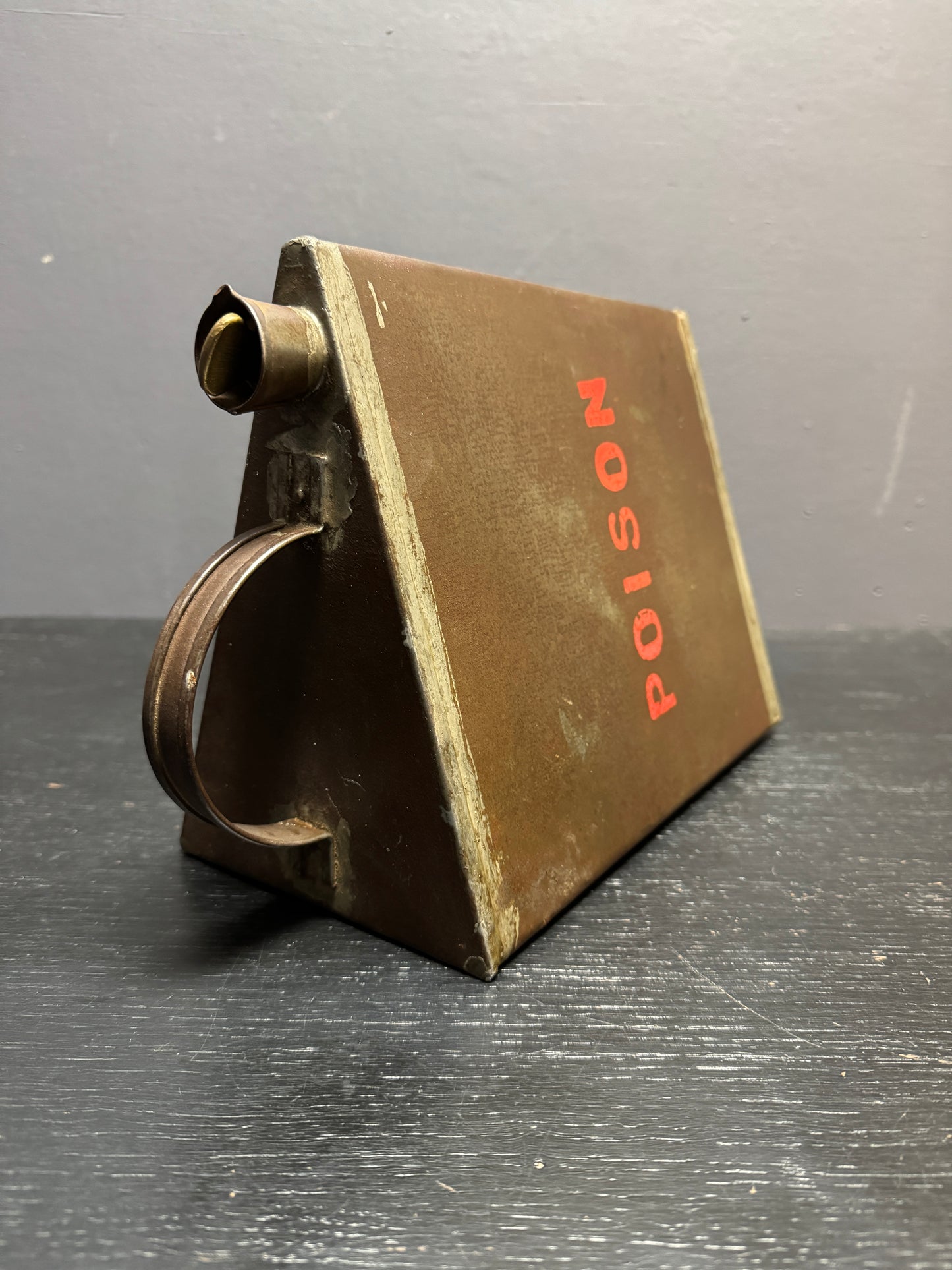 Early 1900s Factory Poison Can