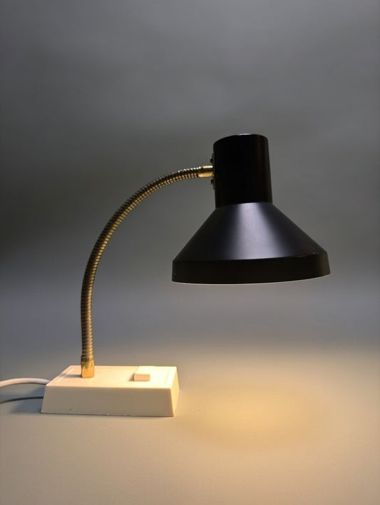 1970s German Retro Gooseneck Table Lamp