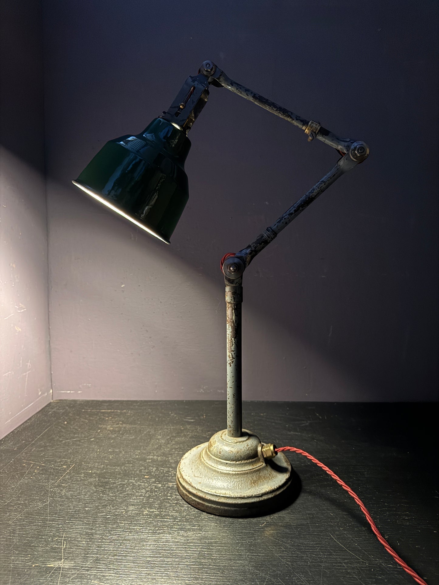 1930s Industrial Task Lamp By John Dugdill & Co
