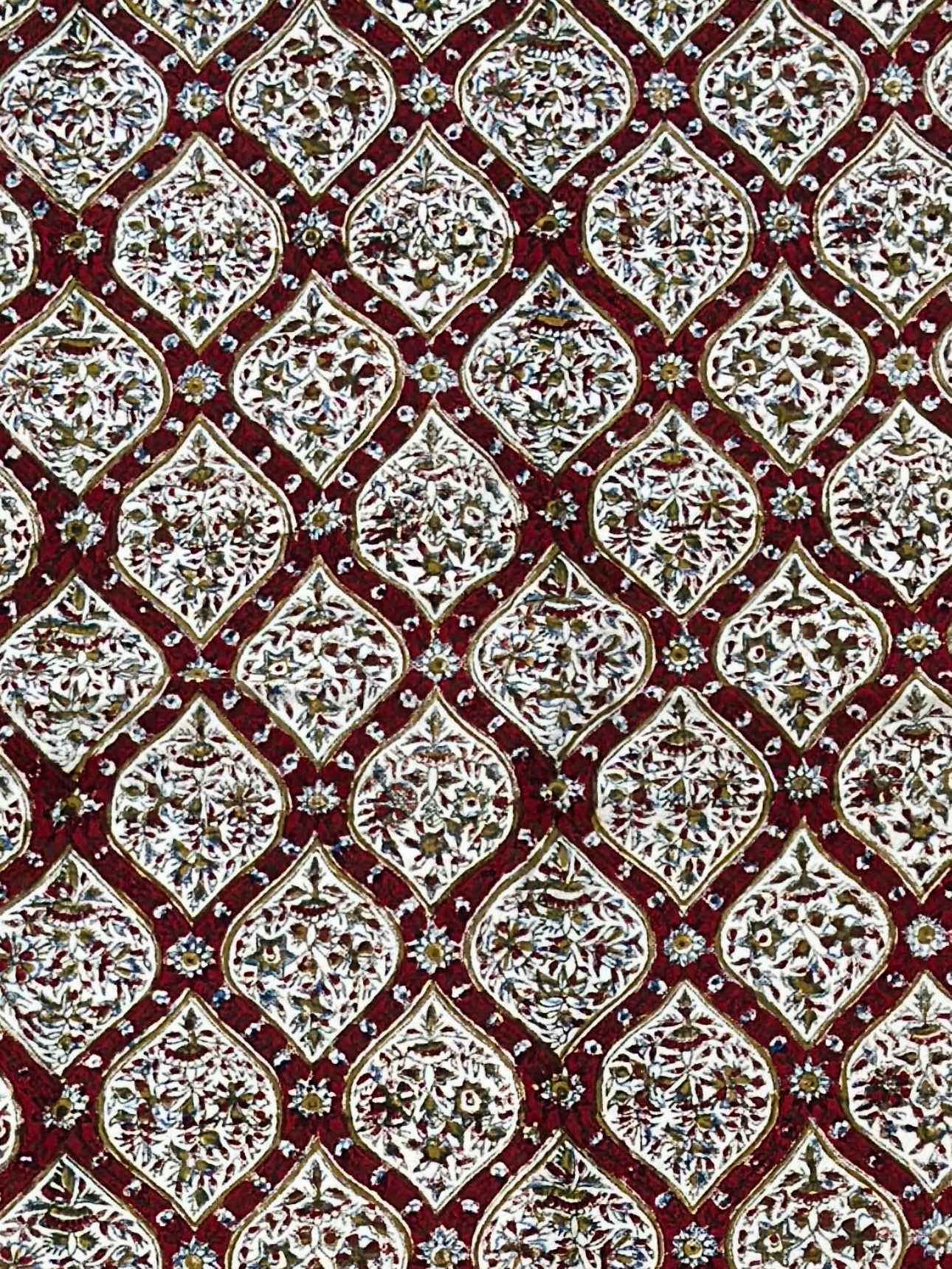 Ghalamkari Hand Block Prints Made In Iran