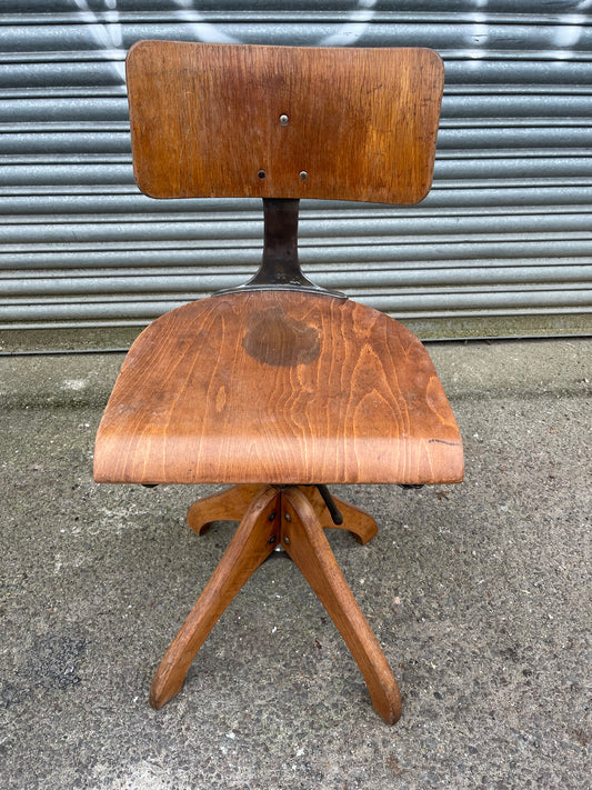 Adjustable Architects Chair By Margarete Klöber For Polstergleich Germany 1930s