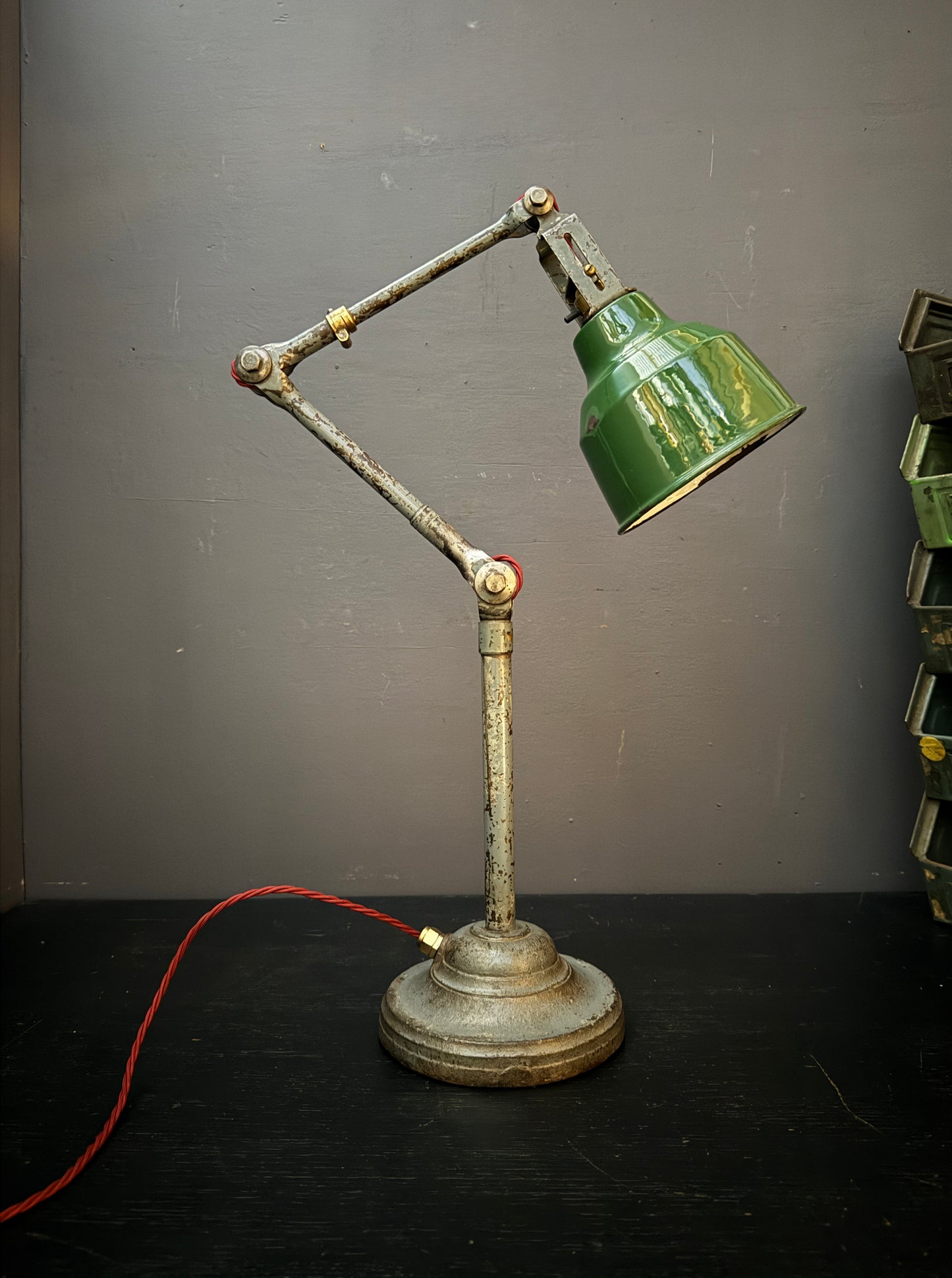 1930s Industrial Task Lamp By John Dugdill & Co