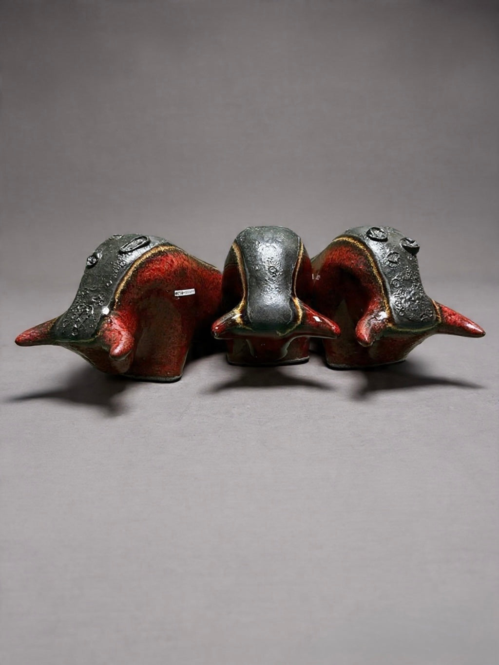 Otto Keramik Classic Ceramic Bull West German Pottery Fat Lava