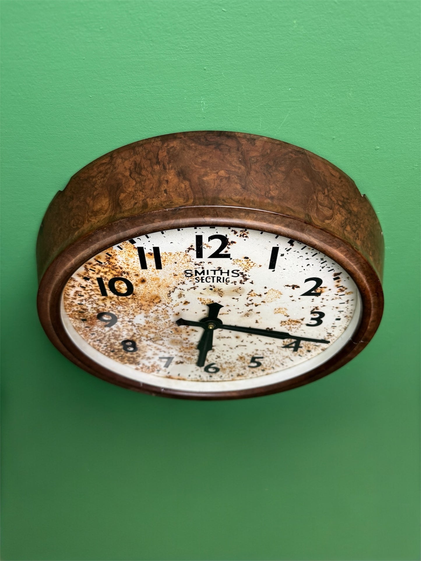 1940s Bakelite Factory Clock By Smiths Sectric