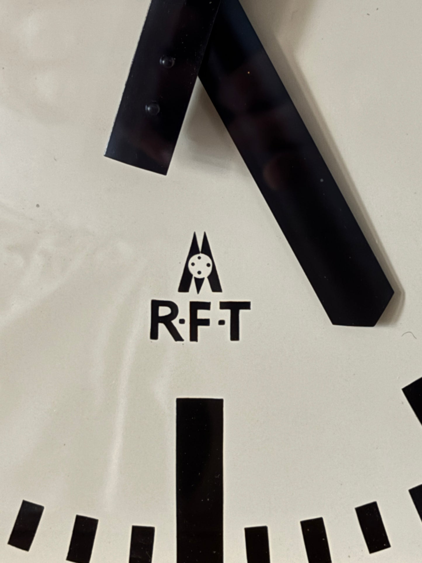 1950s Art Deco Style East German Clock Factory Clock By RFT