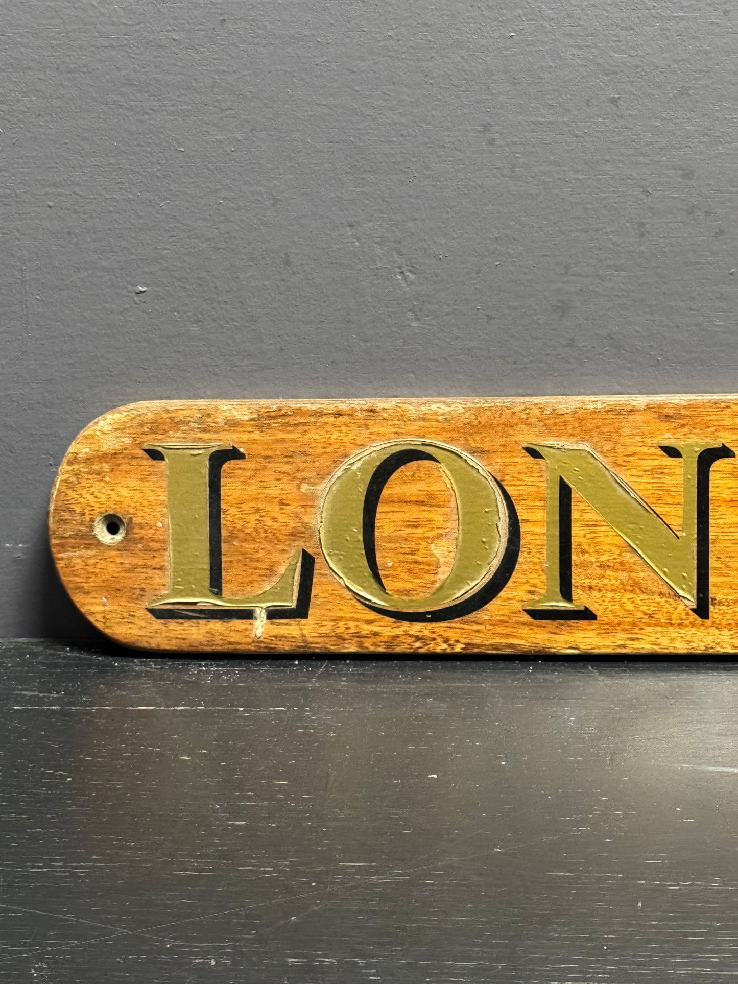 Hand Made Boat Signs London