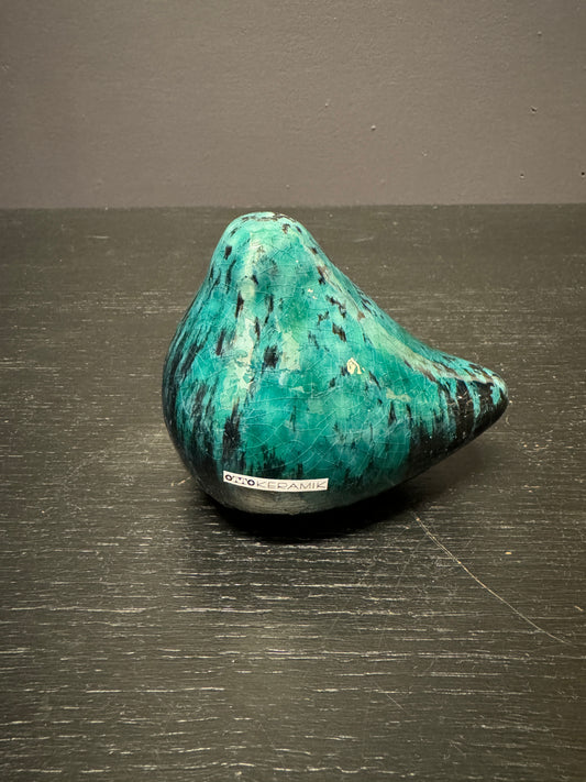 Otto Keramik Ceramic Pigeons West German Pottery Fat Lava