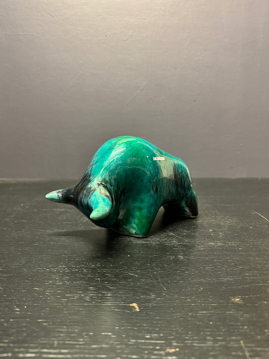 Otto Keramik Classic Ceramic Bull West German Pottery Fat Lava