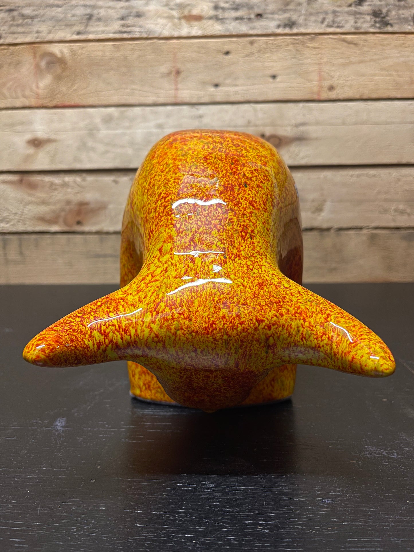 Otto Keramik Large Ceramic Bull West German Pottery Fat Lava