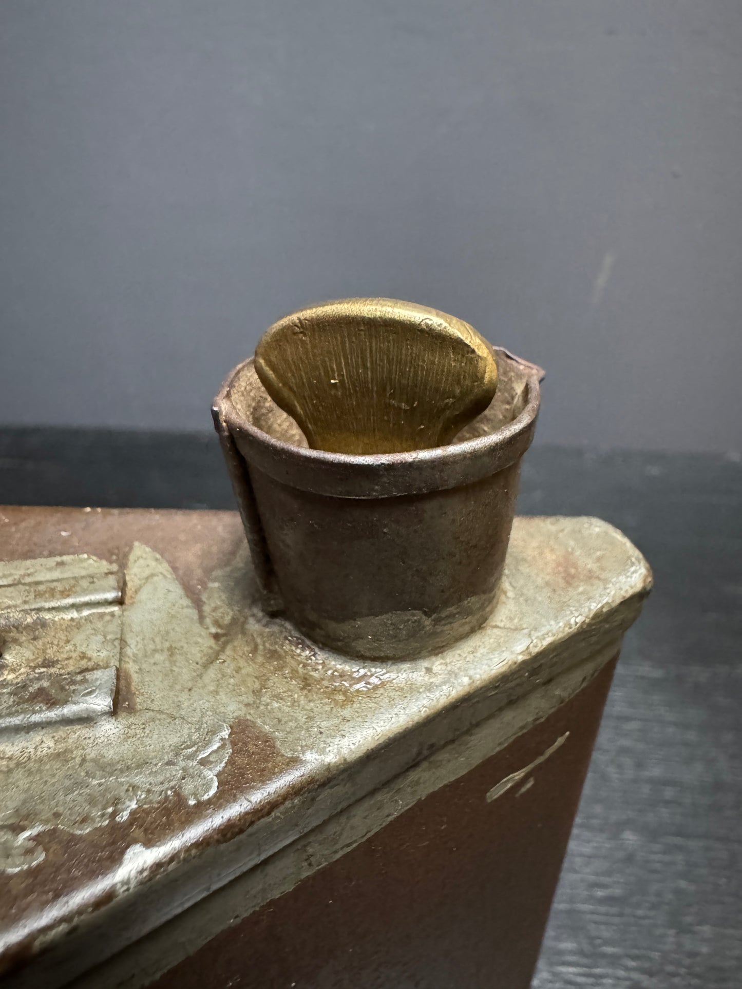 Early 1900s Factory Poison Can