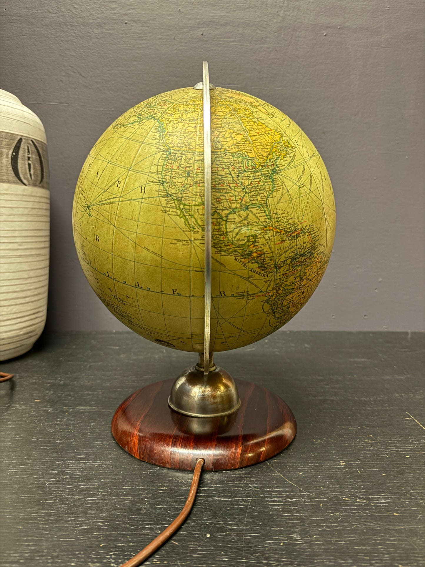 Bauhaus Antiques Czechoslovakian design designer drew pritchard Fairground fairground art Interier Praha interior design interiors Jiri Jiroutek Mauser Werke Waldeck Vintage Sideboards Salvage Hunters Serkan Yumakci The Bidding Room orton & spooner Rag & Bone Bros midcentury modern modern midcentury Glass Globe Glass Earth Globe Columbus Globe Earth Globe Globe