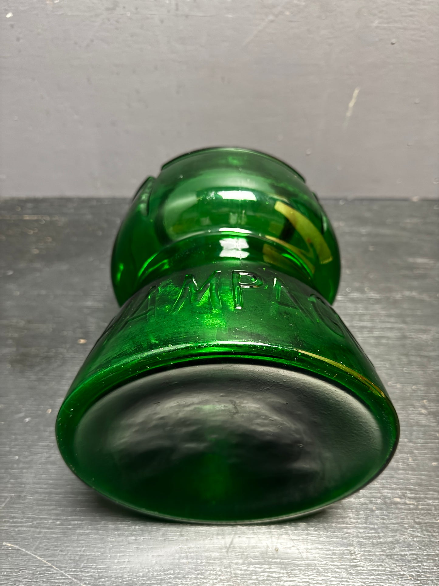 Italian Pressed Glass Cork Shaped Champagne Bucket Circa 1970s