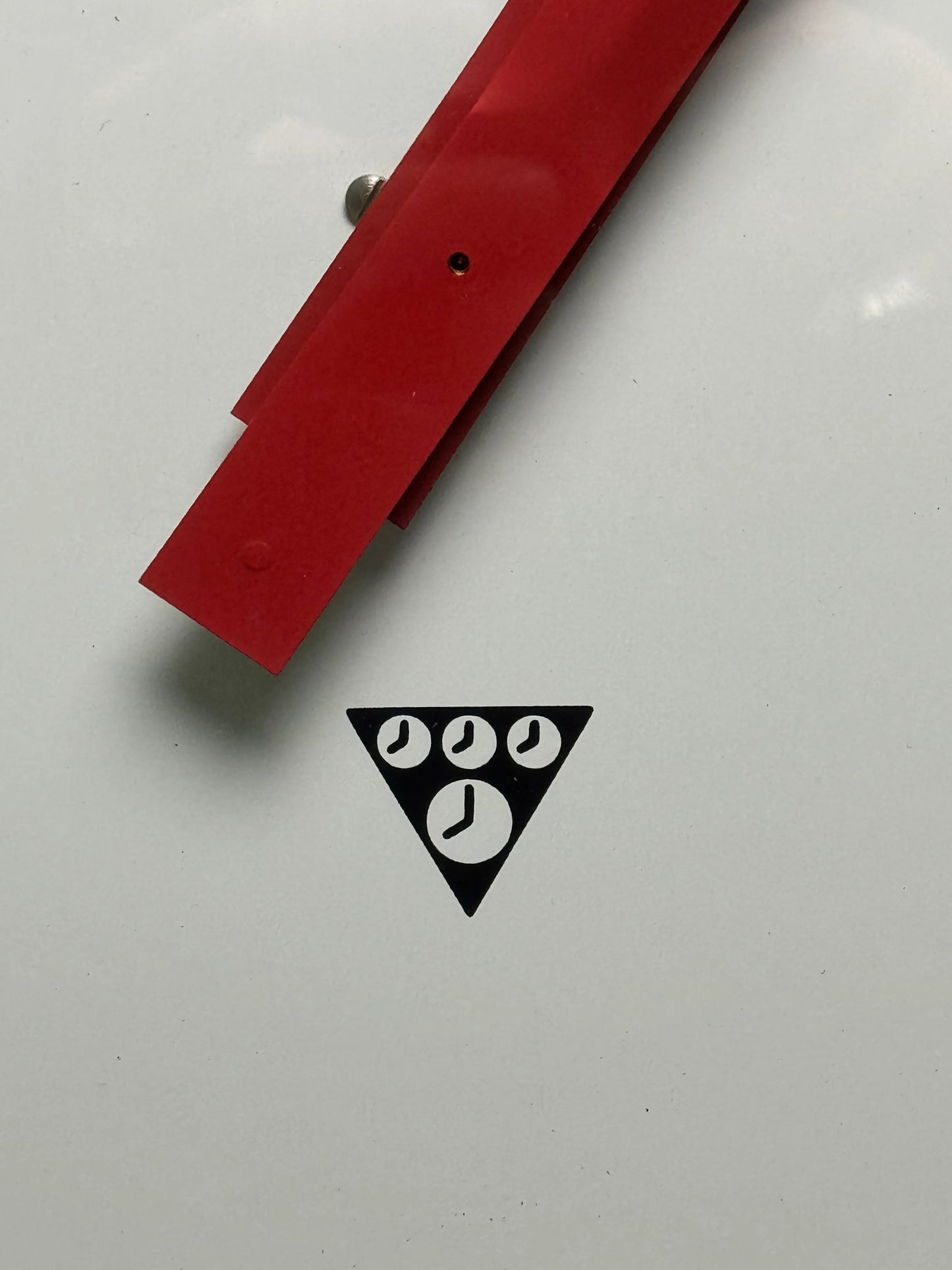 Large Czech Industrial 1970s Square Factory Clocks By Pragotron