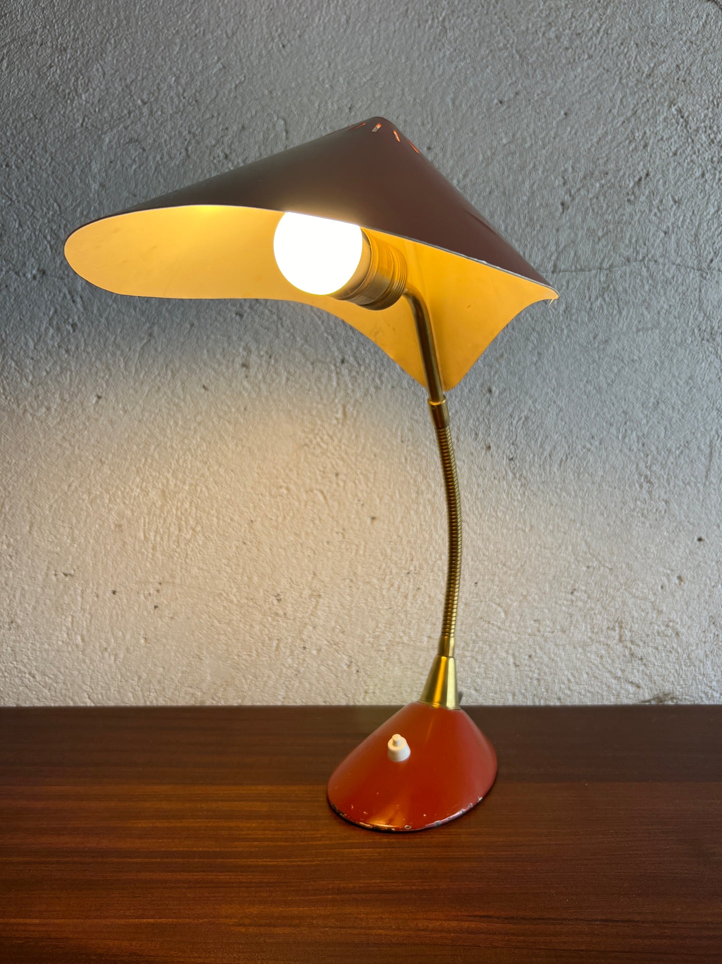 1950s Cosack Cobra Table Lamp By Gecos Germany