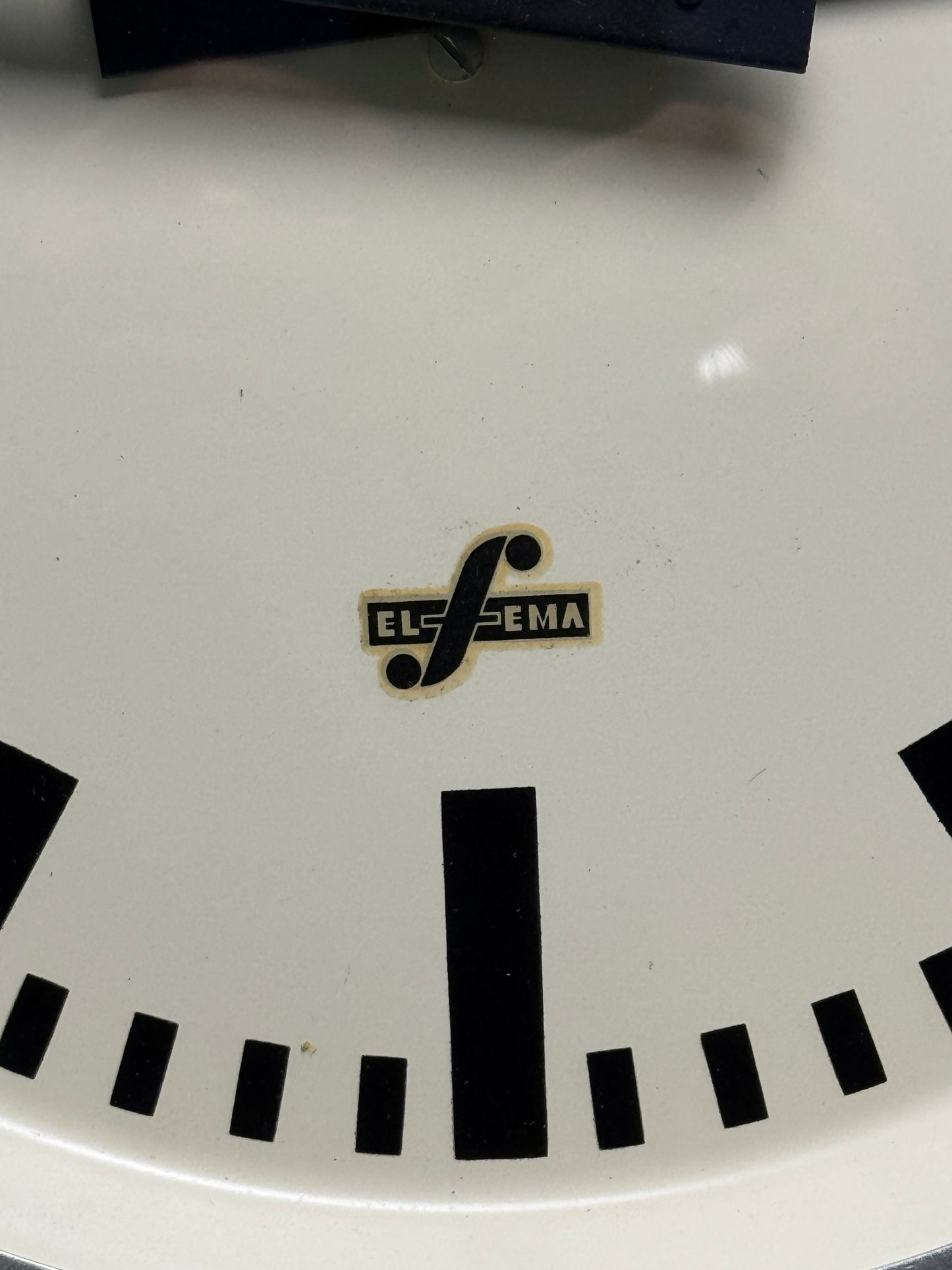 1950s East German Industrial Factory Clock By RFT
