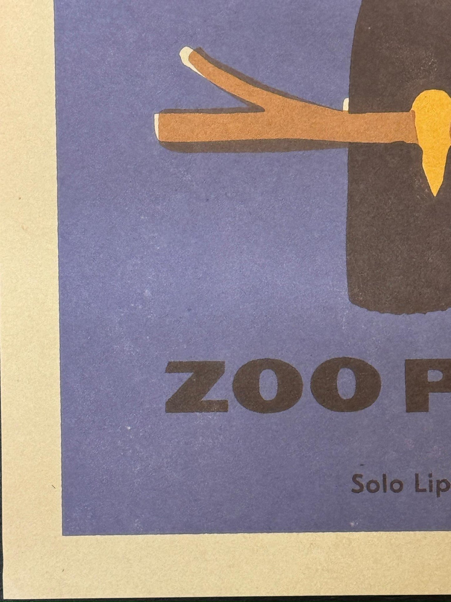 Limited Edition Czech Match Box Art Poster 173 of 240 Zoo Praha Toucan