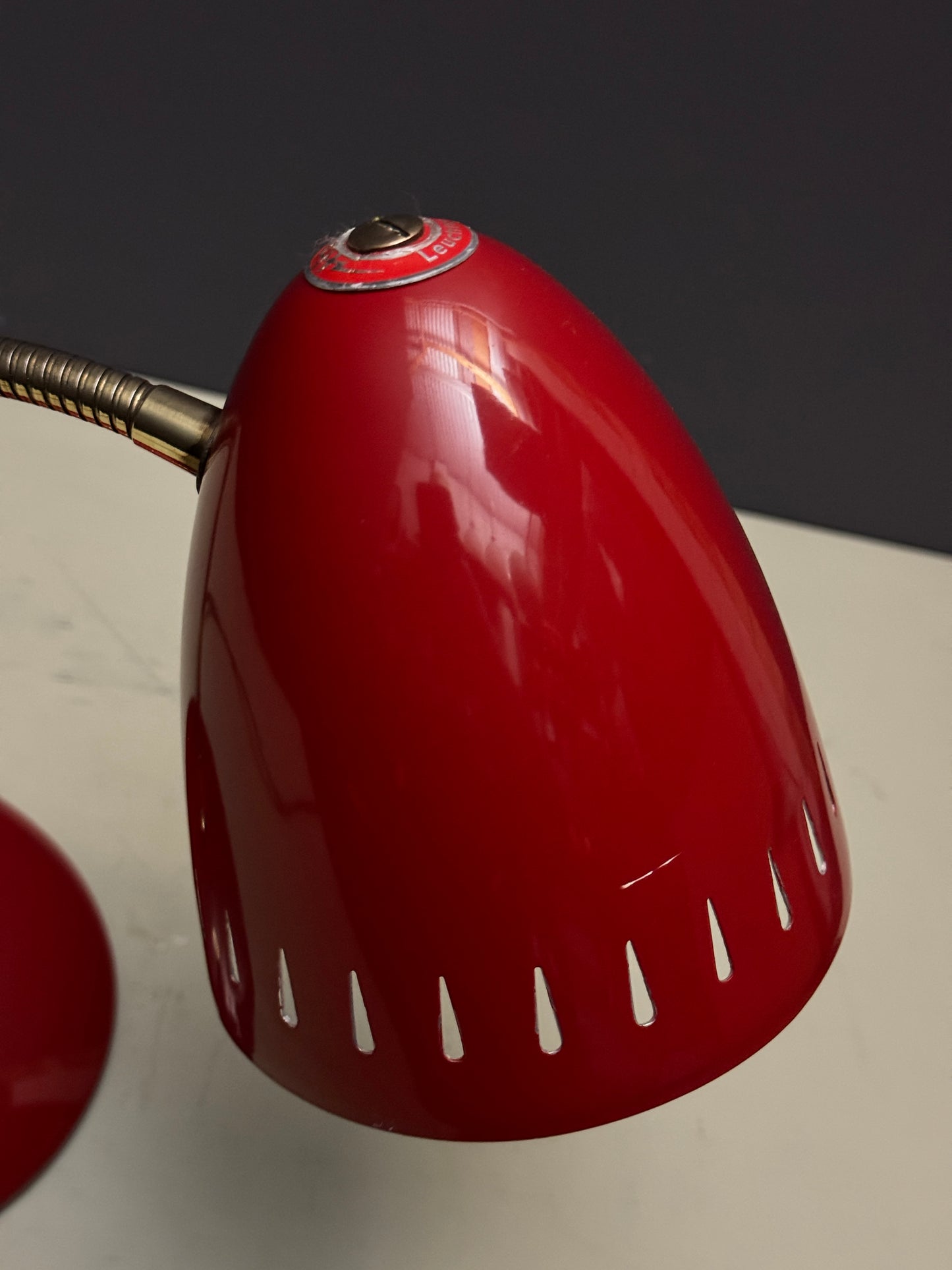1950s Goose Neck Table Lamp By Helo Leuchten