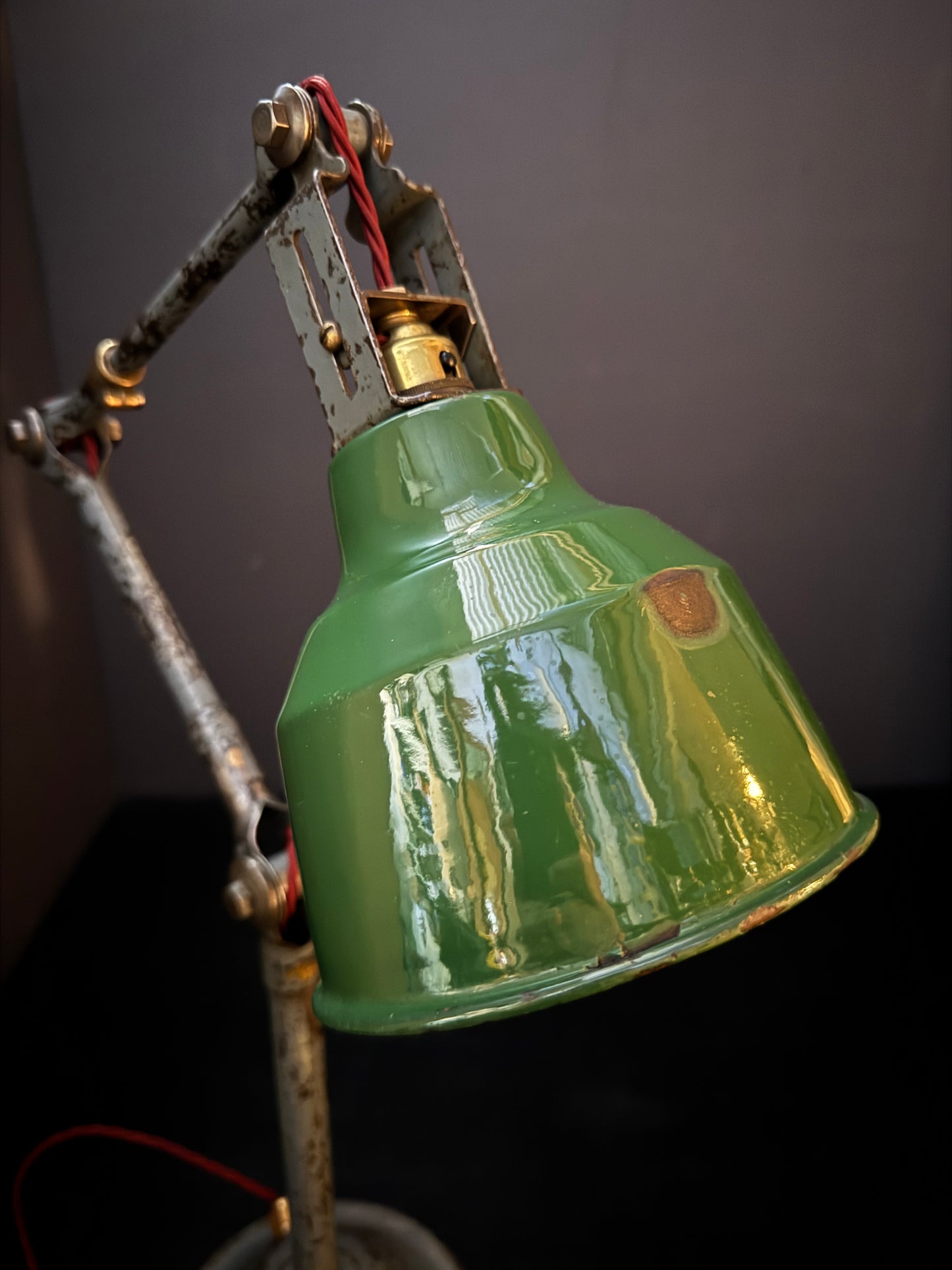 1930s Industrial Task Lamp By John Dugdill & Co