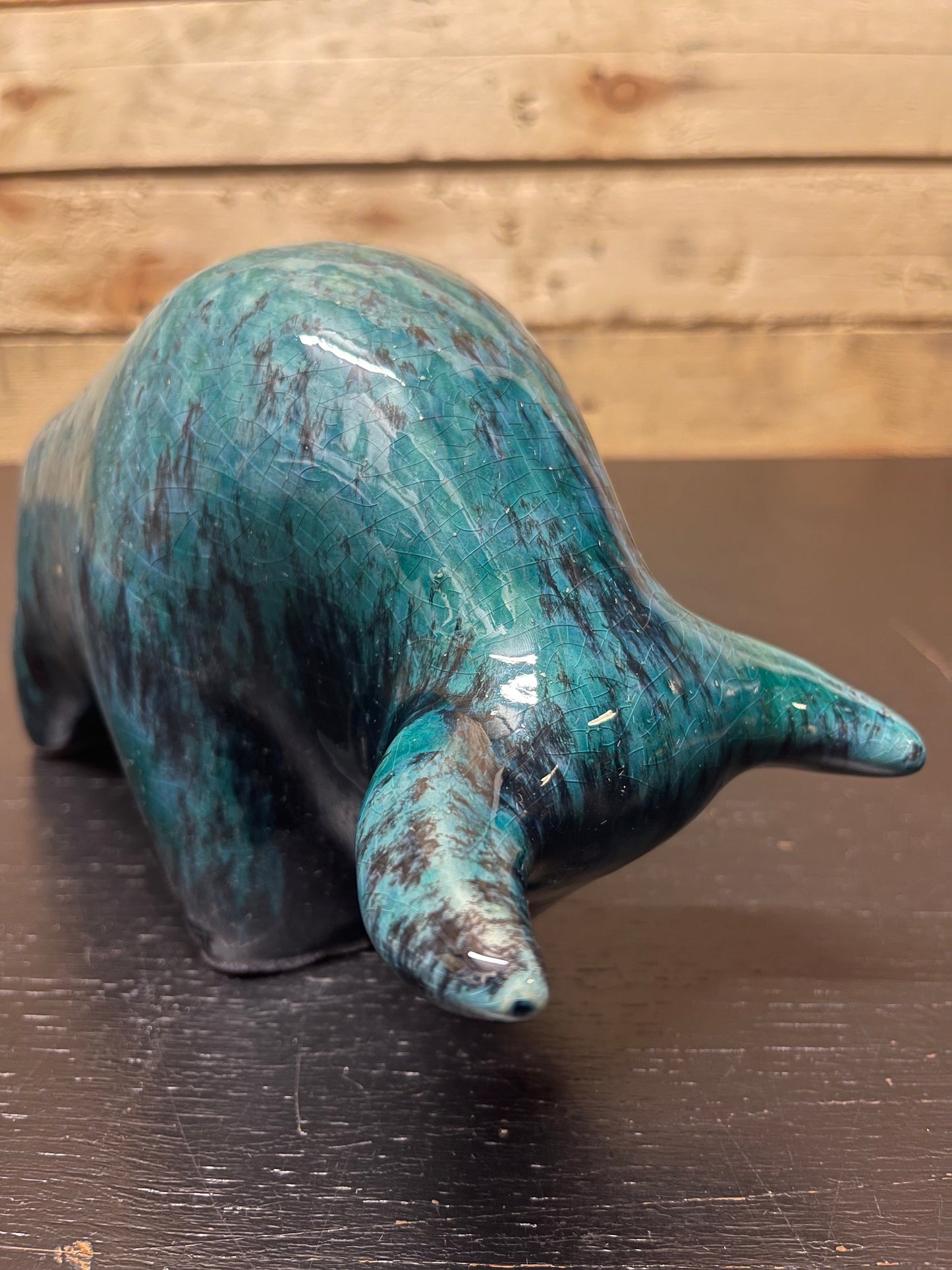 Otto Keramik Classic Ceramic Bull West German Pottery Fat Lava
