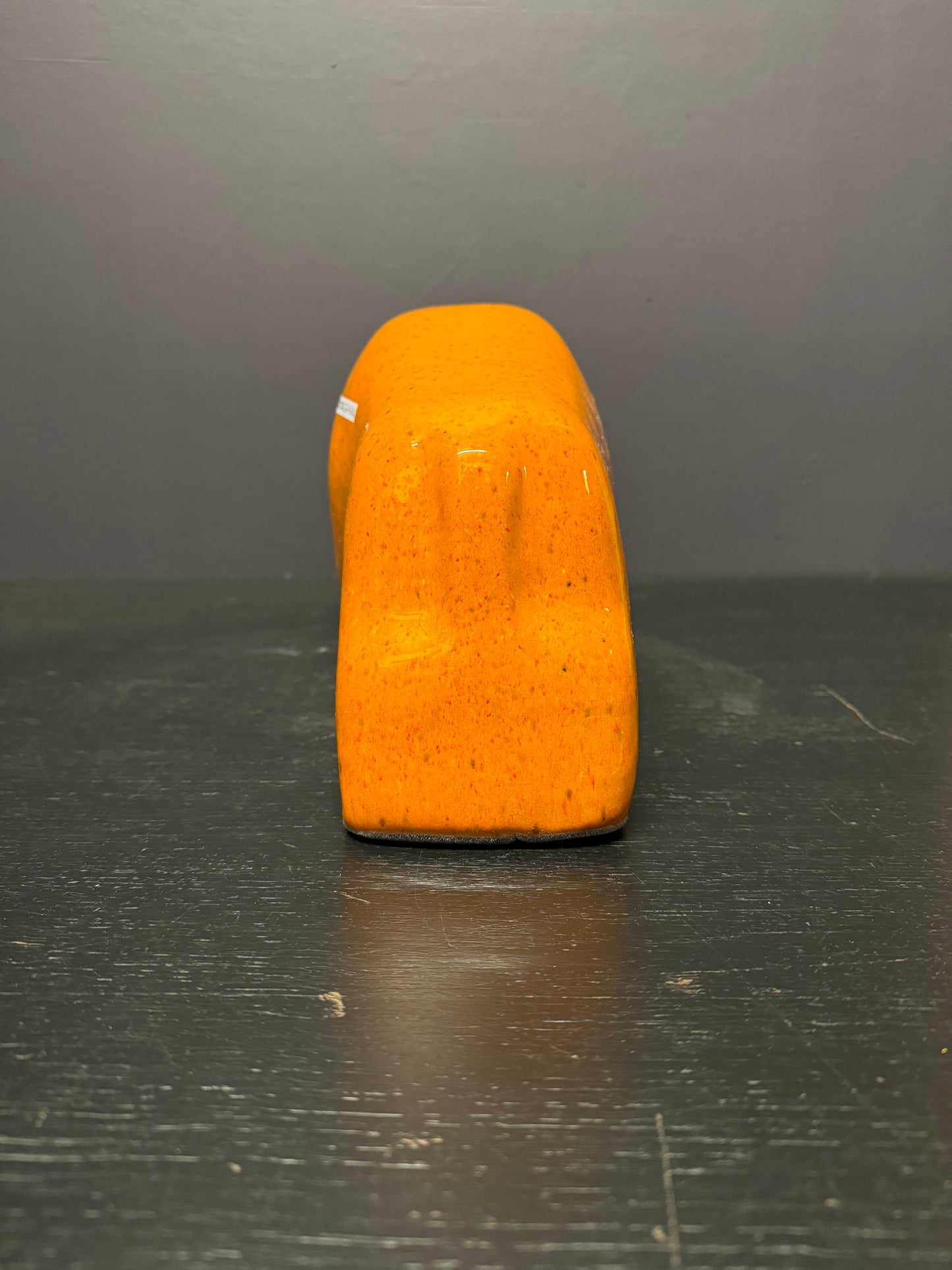 Otto Keramik Large Ceramic Bull West German Pottery Fat Lava