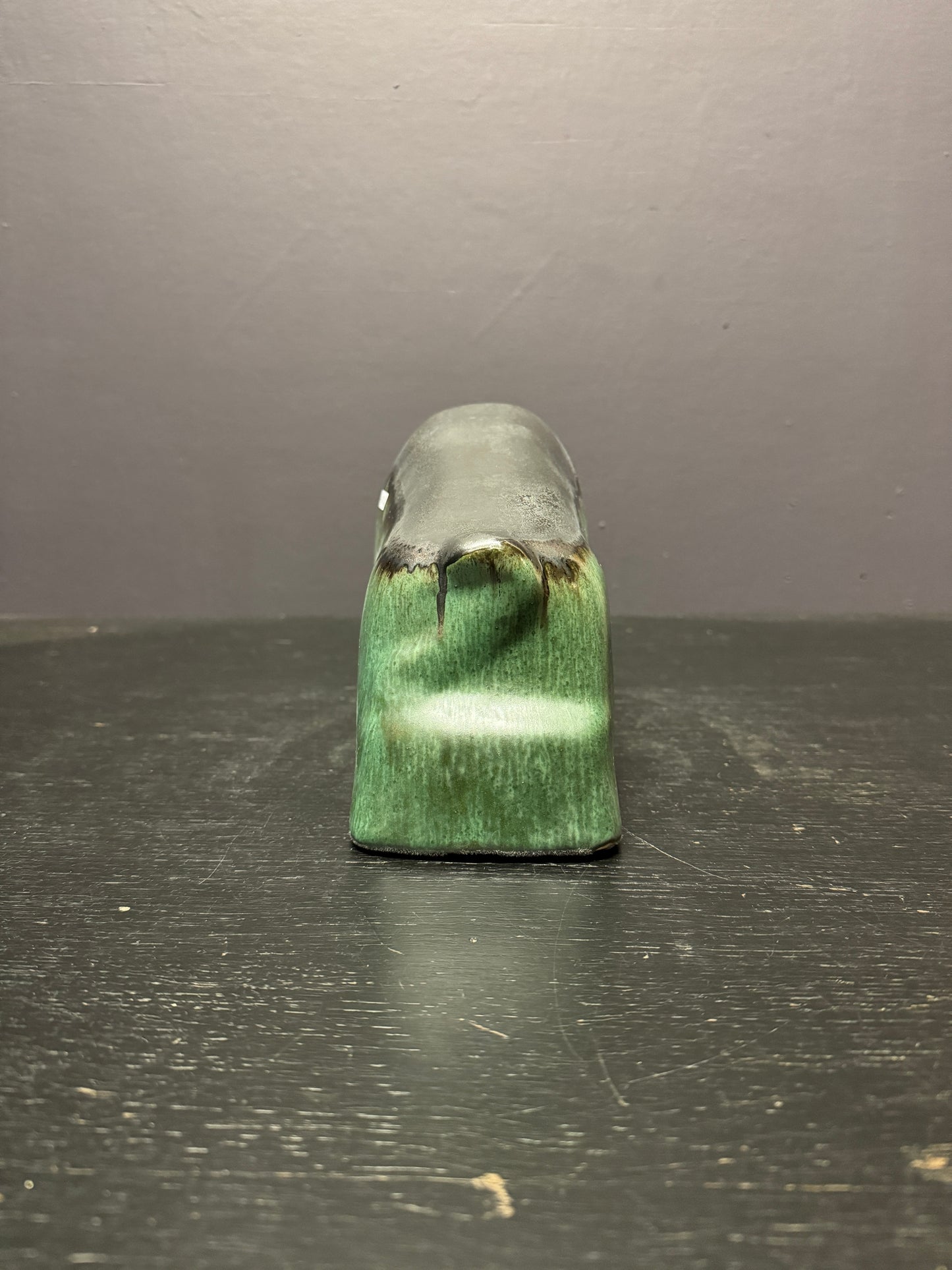 Otto Keramik Ceramic Bull West German Pottery Fat Lava