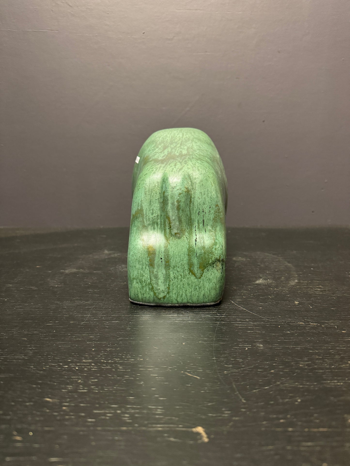 Otto Keramik Large Ceramic Bull West German Pottery Fat Lava