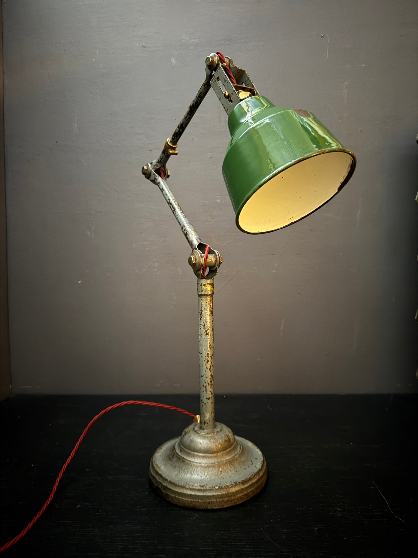1930s Industrial Task Lamp By John Dugdill & Co