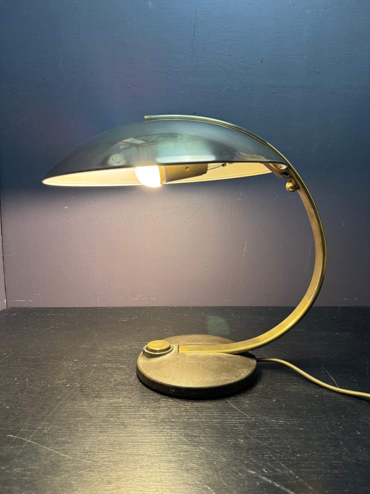 1960s Large Table Lamp By Heinz F W Stahl For Hillebrand Lighting