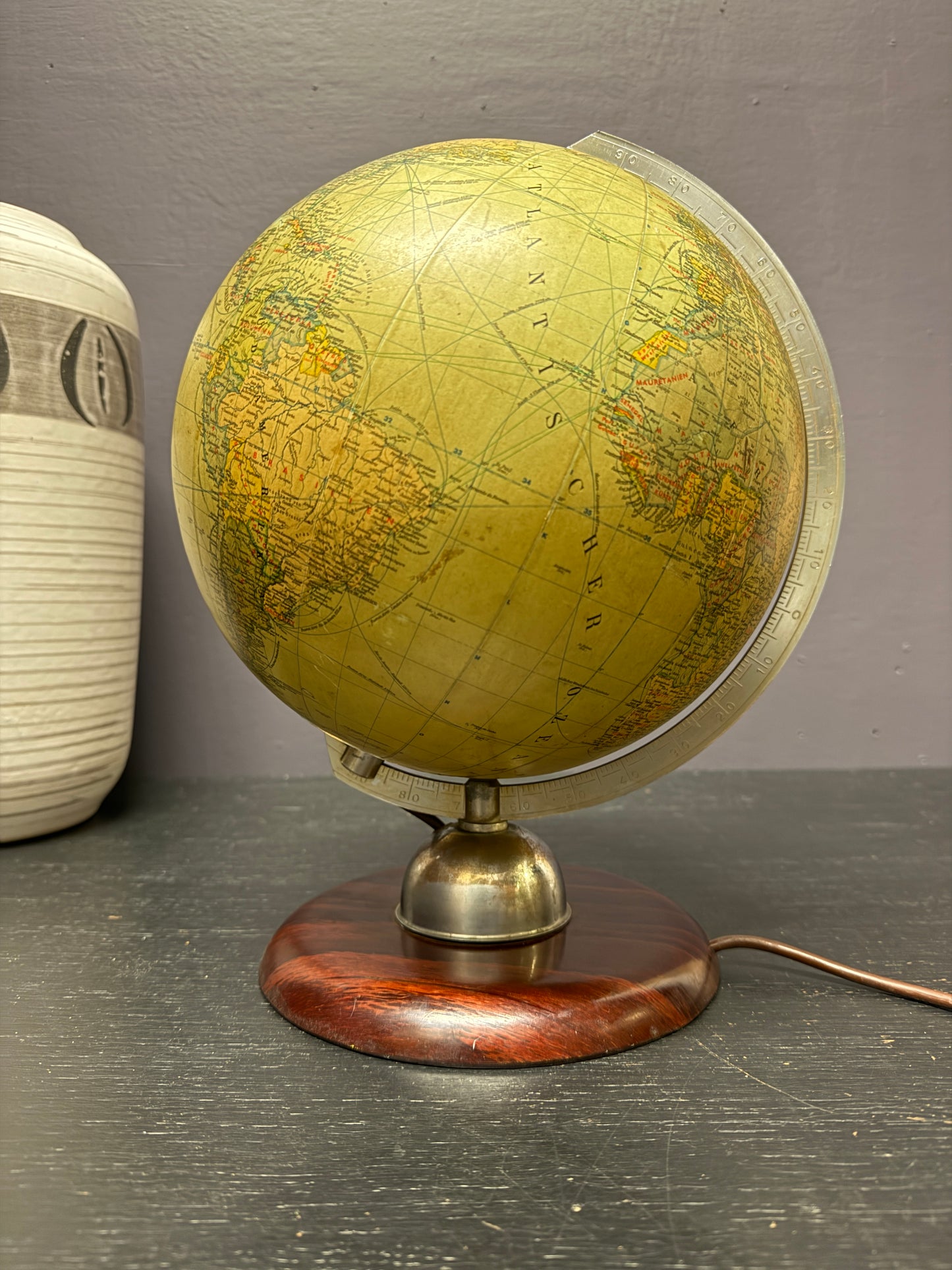 Bauhaus Antiques Czechoslovakian design designer drew pritchard Fairground fairground art Interier Praha interior design interiors Jiri Jiroutek Mauser Werke Waldeck Vintage Sideboards Salvage Hunters Serkan Yumakci The Bidding Room orton & spooner Rag & Bone Bros midcentury modern modern midcentury Glass Globe Glass Earth Globe Columbus Globe Earth Globe Globe