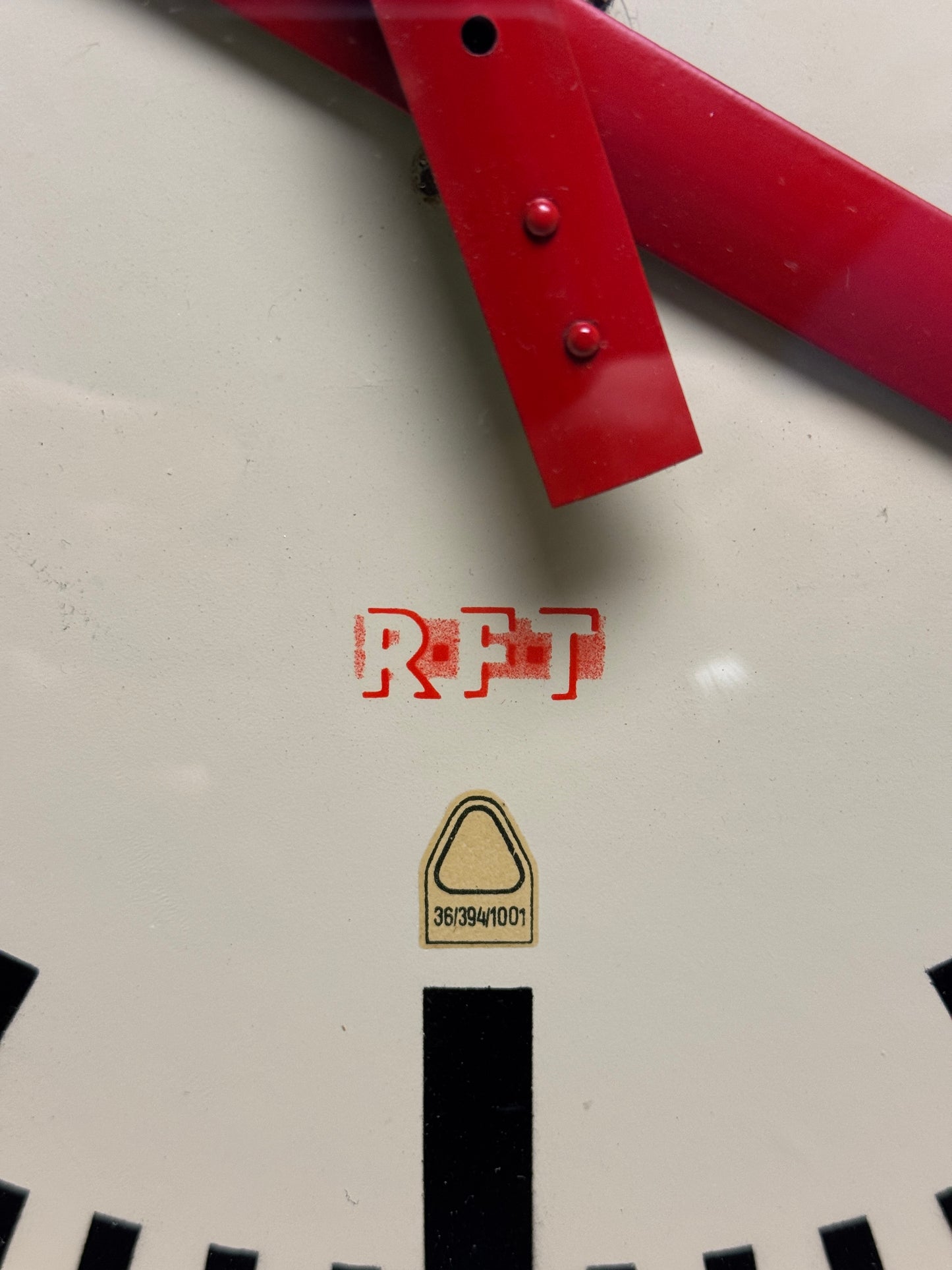 1950s East German Industrial Factory Clock By RFT