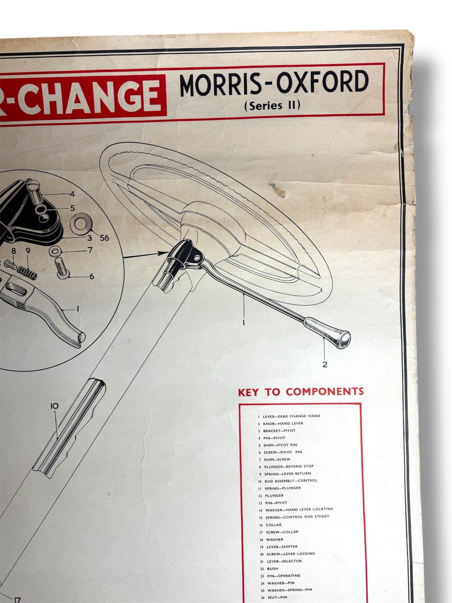 B.M.C. British Motor Corporation Educational Poster Circa 1950s
