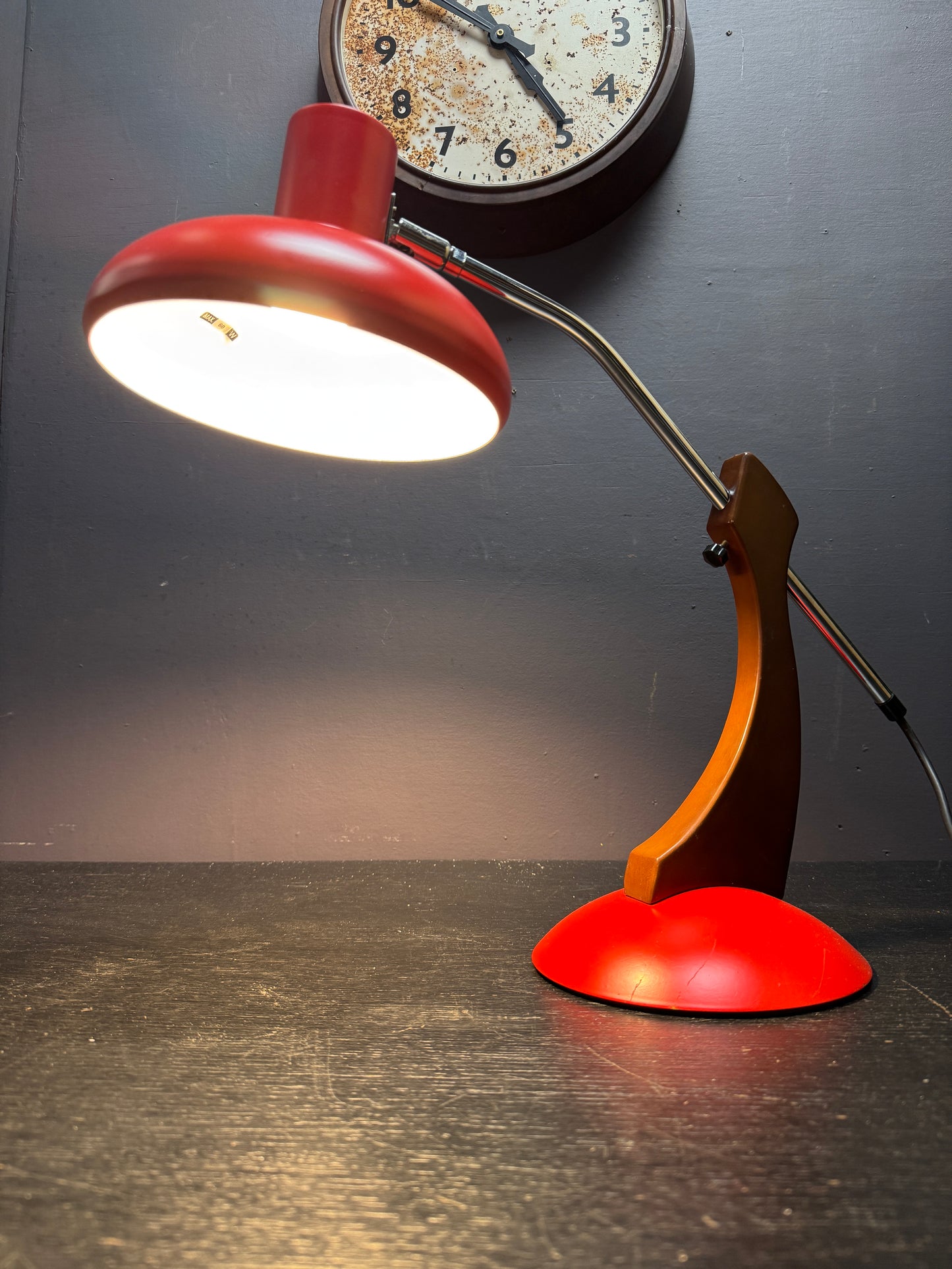 1960s German FASE Style Table Lamp