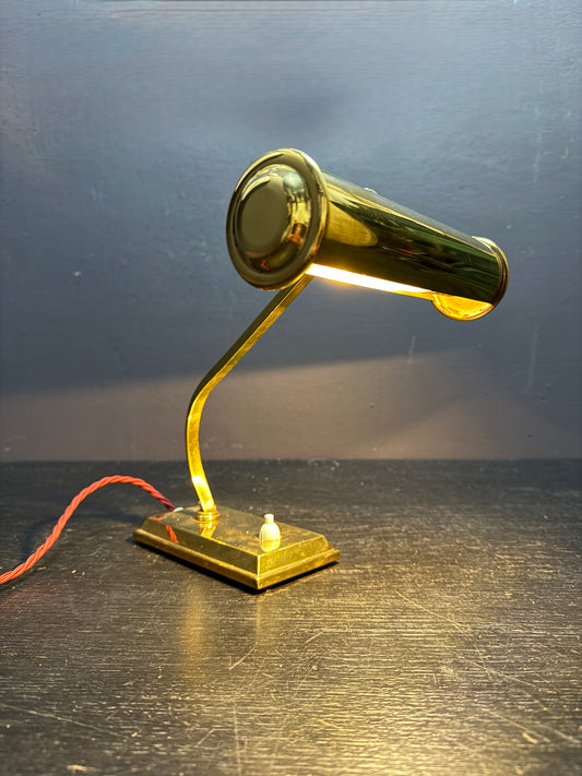 1960s Brass Piano Lamp By Solken Germany