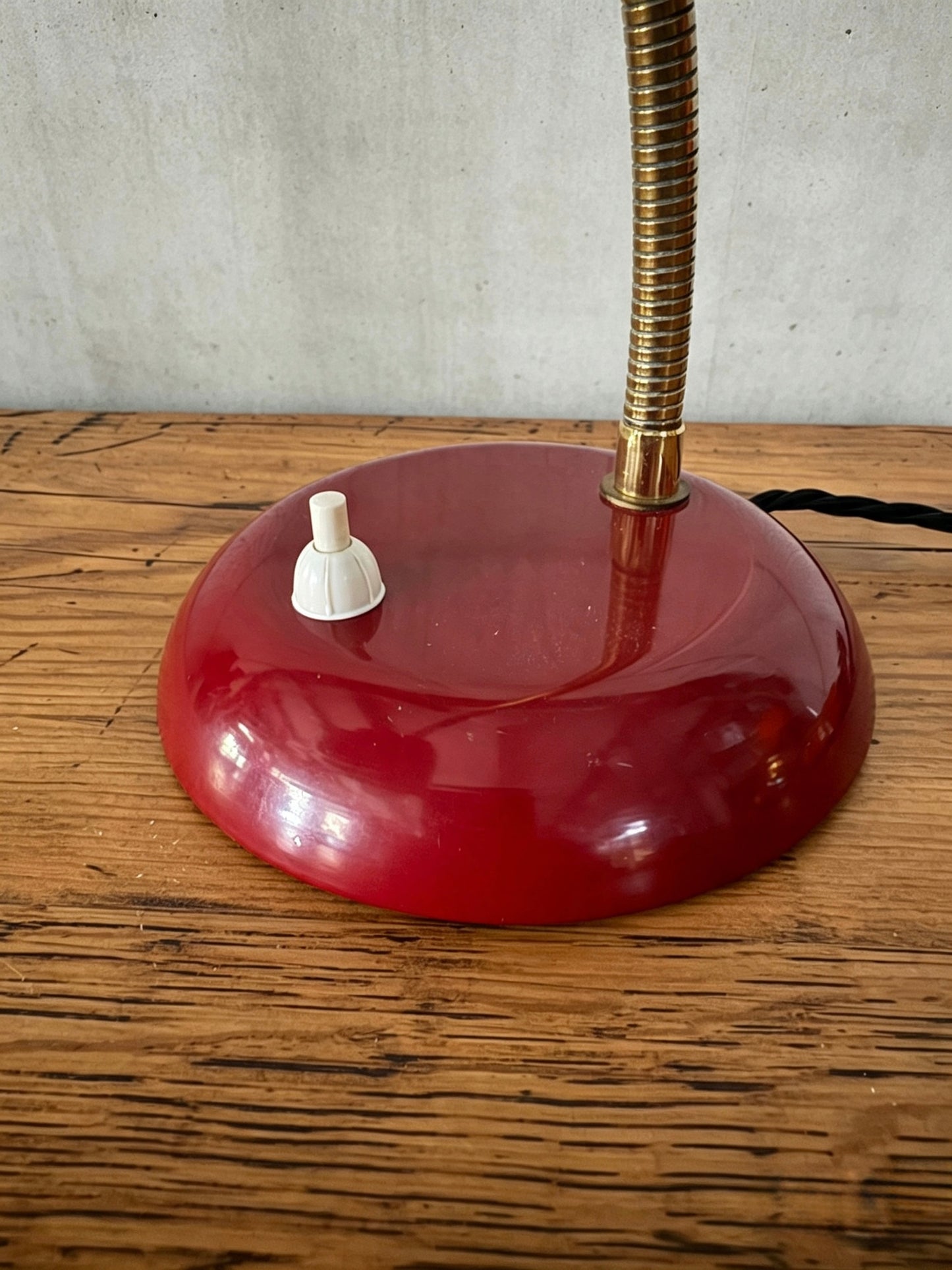 1960s German Gooseneck Table Lamp