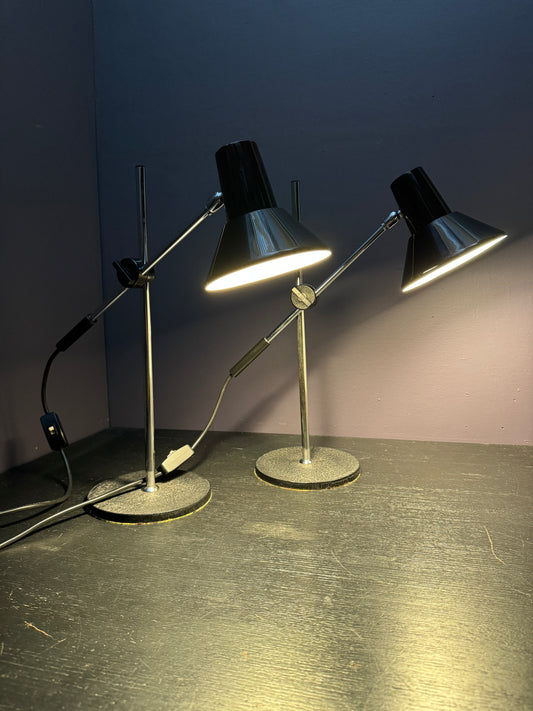 1970s Table Lamps By SIS Germany