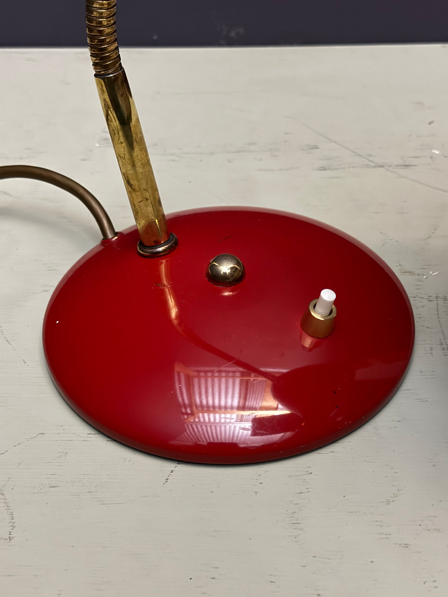1950s Goose Neck Table Lamp By Helo Leuchten