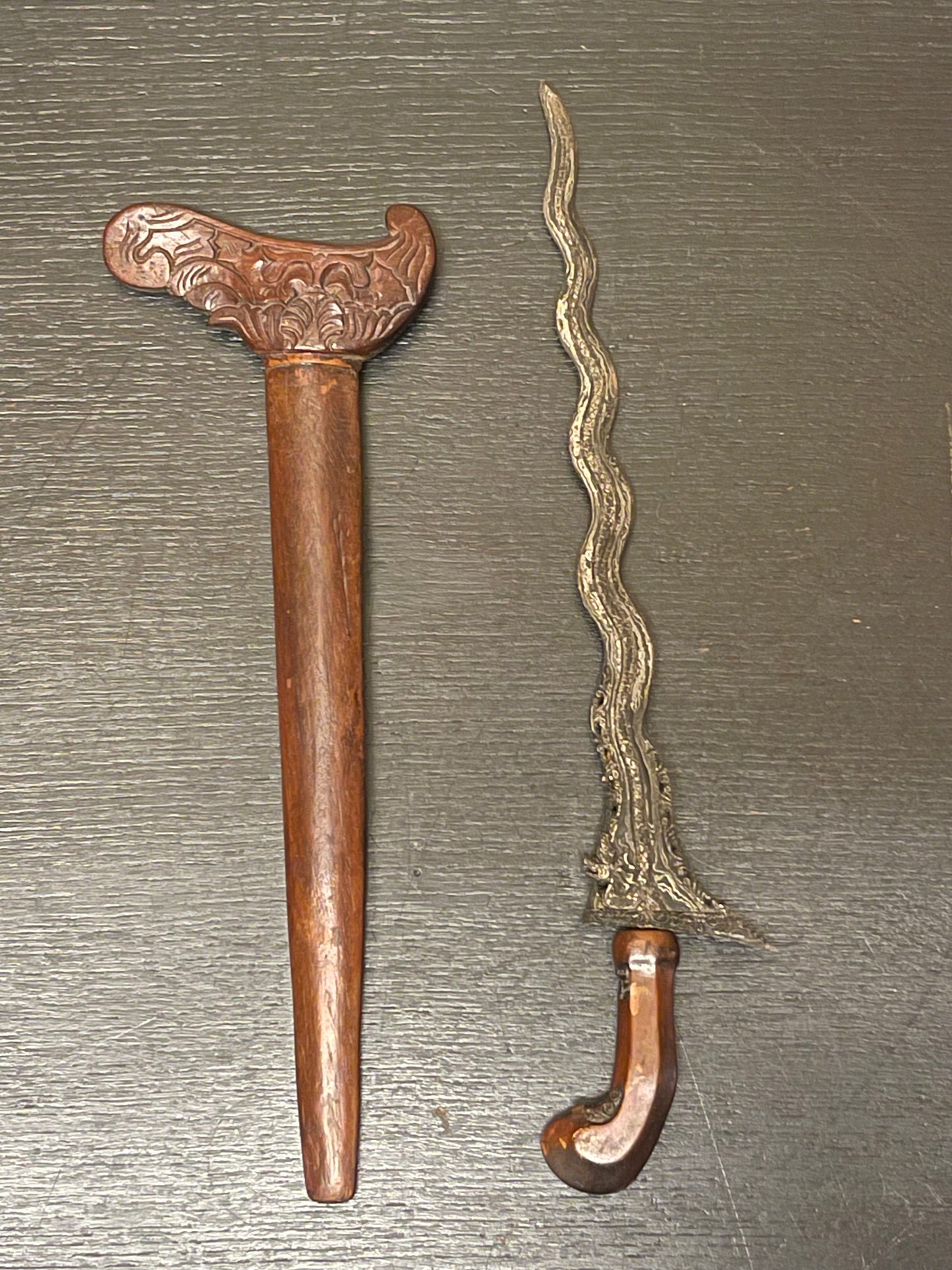 Beautiful Surakarta Kris Luk 11 Java Indonisia Circa 1890s