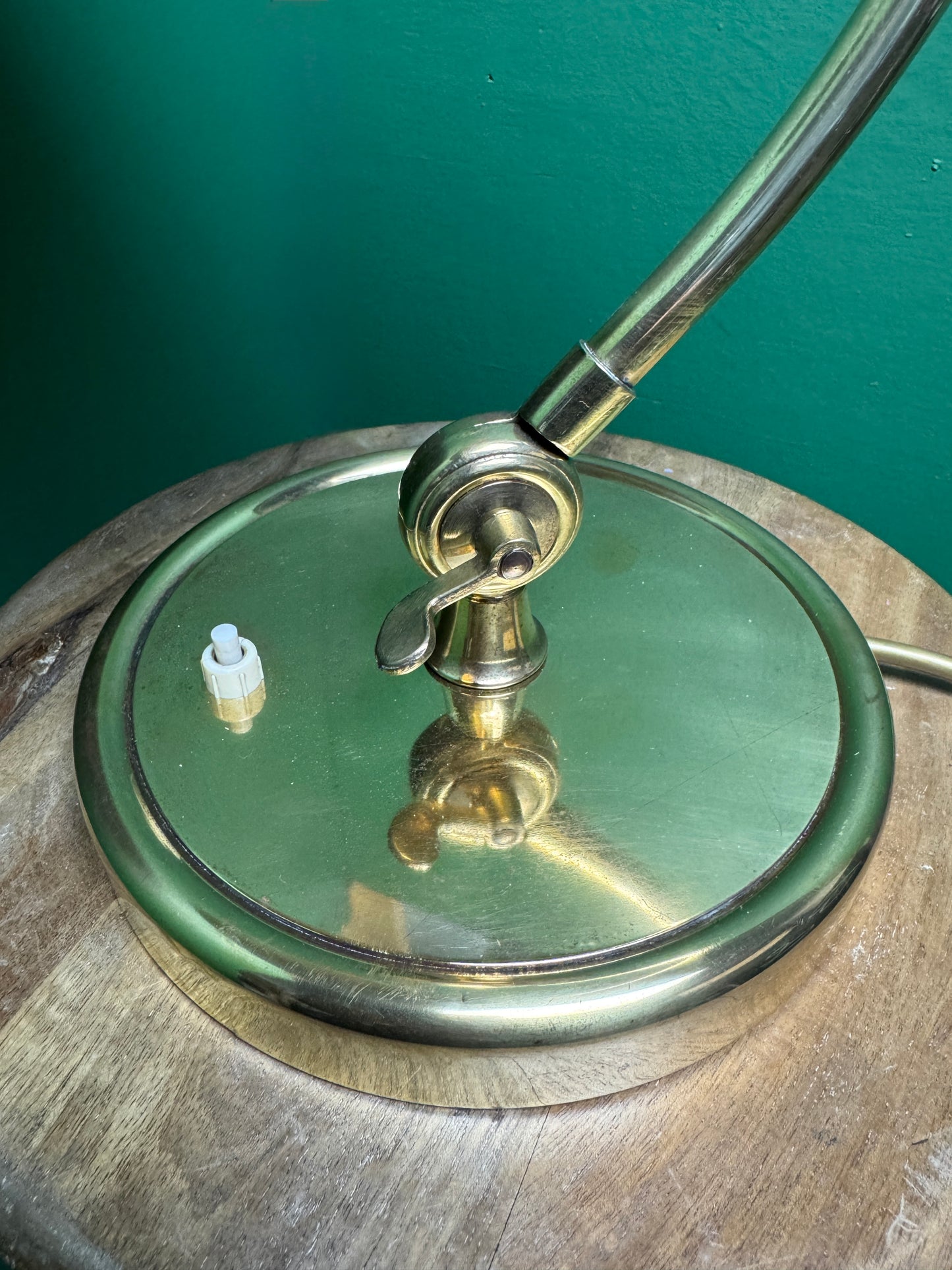 1930s Brass Kaiser Idell Model 6631 President Table Lamp